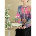 thumbnail image 2 of Susan‘s Family Handmade DIY Knitting Crochet Kit for Pros Sunrise Flowers Cardigan Material Package Crochet Kit, 2 of 7