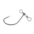 thumbnail image 3 of s de Acero con Alto Contenido de Carbono de 20 Piezas con Eslabón Giratorio de Doble Orificio Baoblaze Gancho de pesca de acero con alto contenido de carbono, 3 of 8