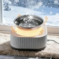 thumbnail image 5 of Outdoor Heated Water Bowl for Cats Dogs and Small Animals, 12 oz Outdoor Thermostatic Control Heated Dog Pet Bowl, Provides Warm Drinkable Water in Winter for Dogs Cats Chickens, 5 of 8