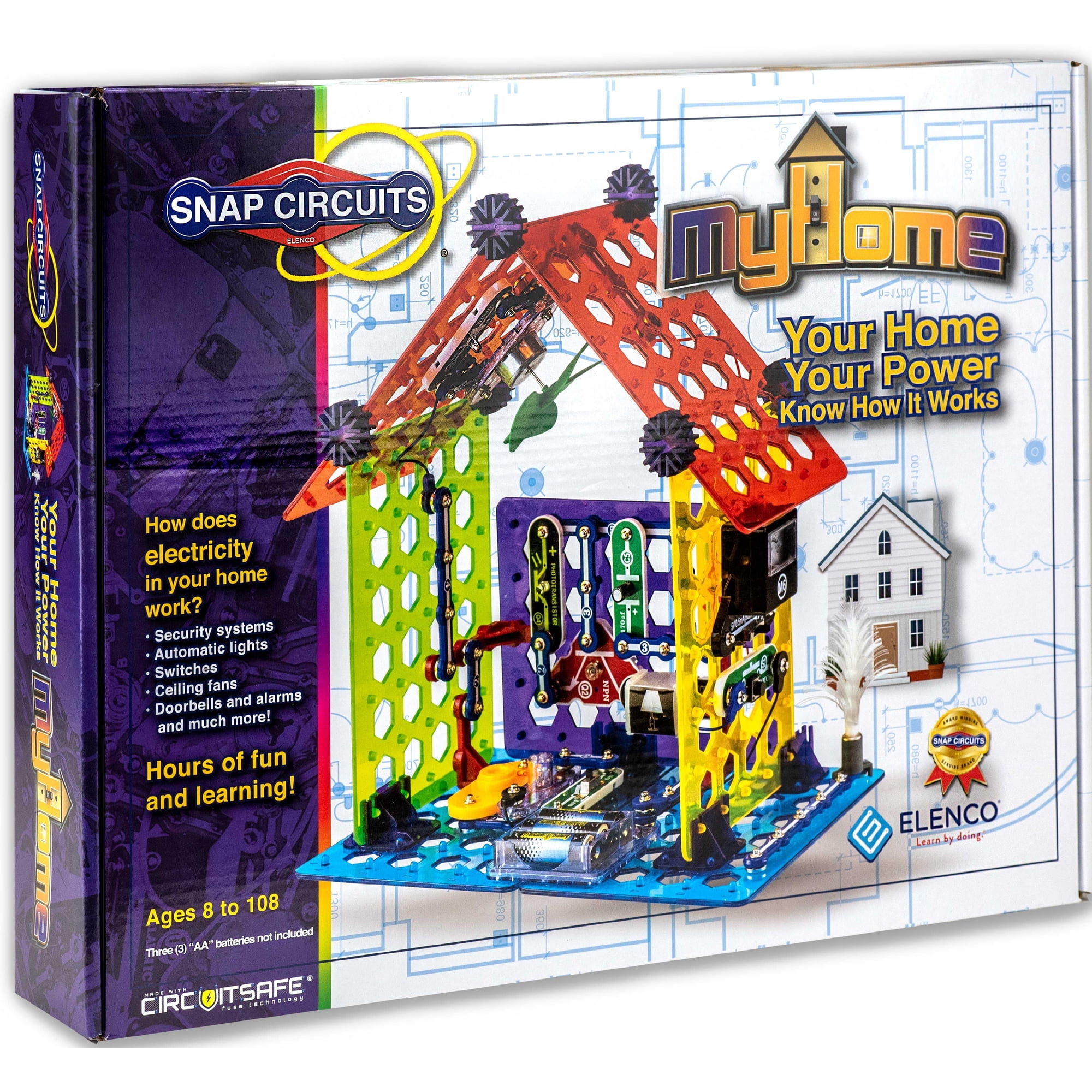 Snap Circuits® My Home | Electronic Home Science Kit | STEM Educational Toy | Ages 8+