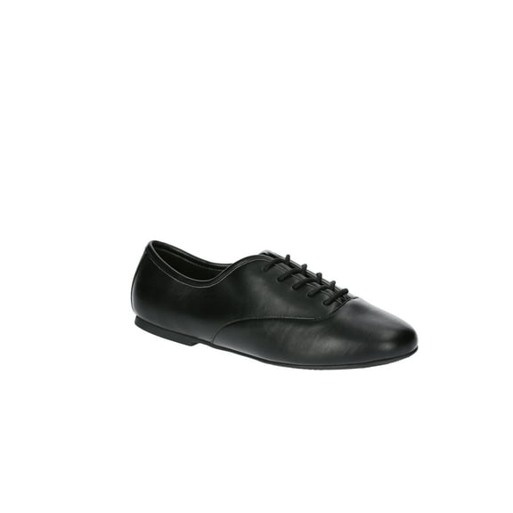 No Boundaries Faux Leather Casual Oxford Shoes, Women's