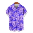 thumbnail image 3 of Yaoyar Mens Hawaiian Shirts Short Sleeve Casual Floral Button Down Tropical Shirt Summer Holiday Beach Aloha Hawaii Shirt, 3 of 6