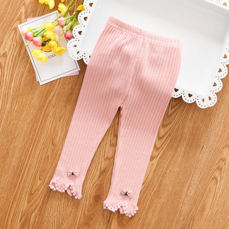 Toddler Girls Baby Long Cotton Leggings 