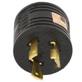 thumbnail image 1 of 30 Amp RV Generator Adapter, Abrasion  Nema L5-30P To TT-30R Power Adapter Plug And Play  For Indoor, 1 of 8