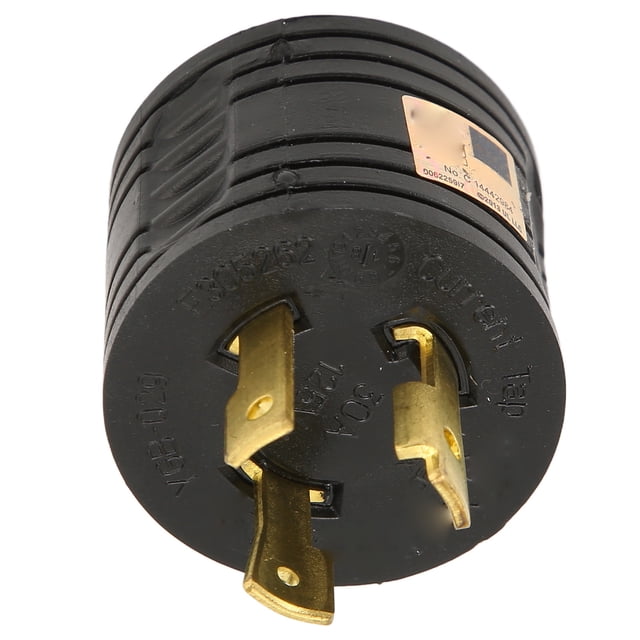 30 Amp RV Generator Adapter, Abrasion Nema L5-30P To TT-30R Power Adapter Plug And Play For Indoor