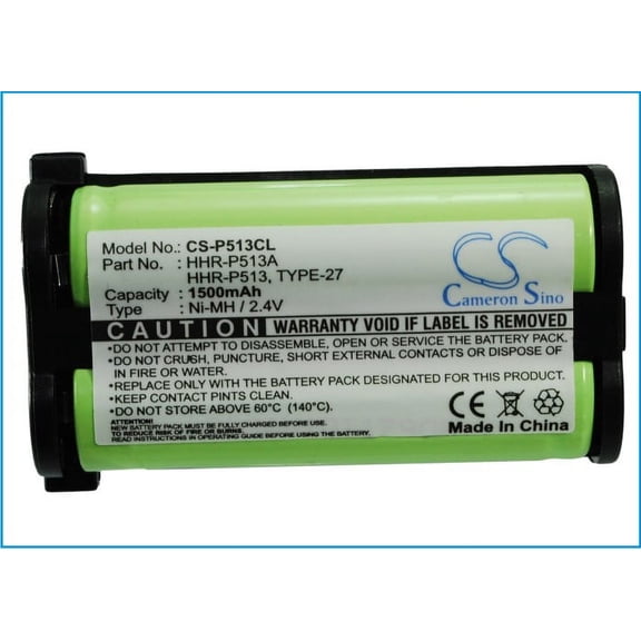 1500mAh HHR-P513 HHR-P513A TYPE 27 Battery for Panasonic HHR-P513A KX-TG2258 TYPE 27 KXTG2216SV KX-TG2224