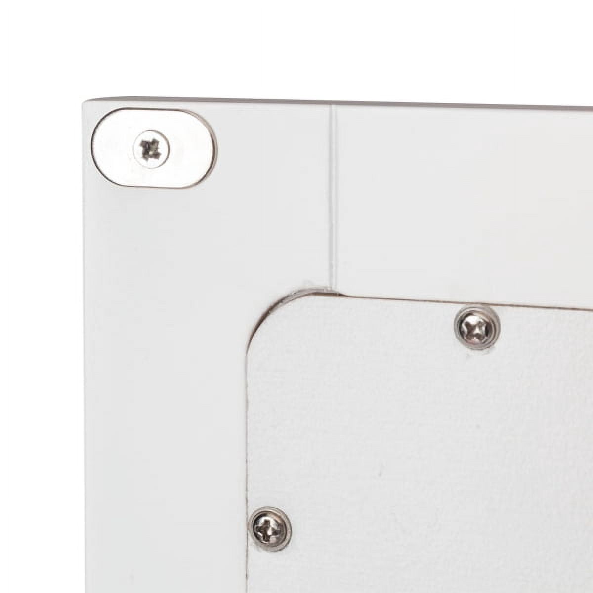 White Bathroom Wall Cabinet Wall-Mounted with Double Mirror Doors