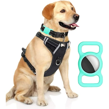 Protective Case Compatible for Apple AirTag, GPS Tracking Dog Cat Collar Accessories Pet Loop Holder, Silicone Protective Case Lightweight Soft Anti-Scratch Anti-Lost
