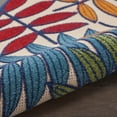 thumbnail image 4 of Nourison Aloha Indoor/Outdoor Tropical Botanical Multicolor 2'3" x 10' Area Rug, (10' x Runner), 4 of 10