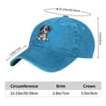 thumbnail image 2 of Black Dog Baseball Caps for Men Women Adjustable Casual Trucker Hats for Fishing Outdoor Activities Fashion Hats, 2 of 6