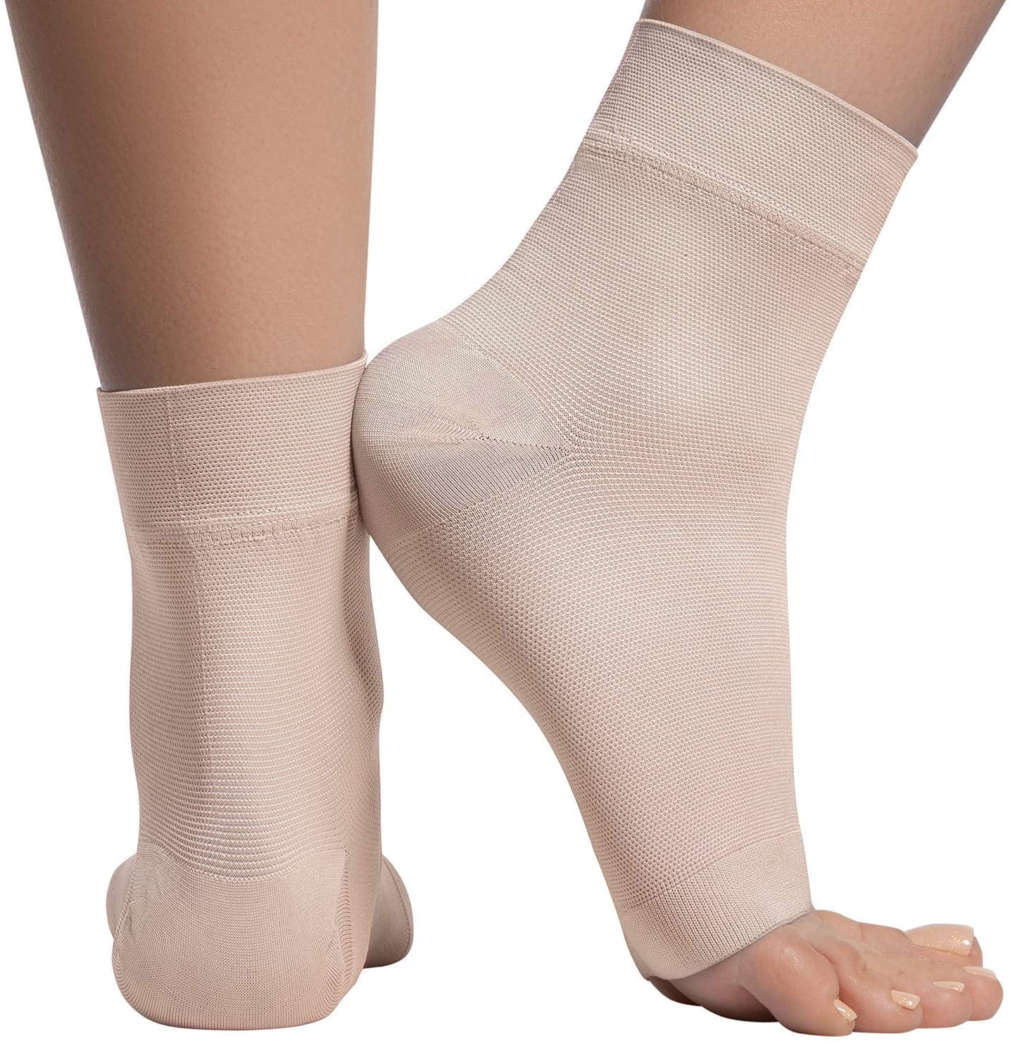 Open Toe Plantar Fasciitis Socks Women Girls Boys  Gym Yoga Ankle Support S/M 