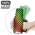 thumbnail image 6 of Rainbow Checkerboard 40oz Stainless Steel Vacuum Insulated Tumbler with Lid and Straw Gifts for Mom Friend Sister Grandma, 6 of 7