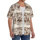 thumbnail image 2 of Fotbe Western Desert Cowboys2 Camisa Estampada de Manga Corta para Hombre, Casual de Verano, Estilo Playero, Sin Arrugas-Medium, 2 of 5