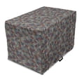 thumbnail image 1 of Autumn Dog Crate Cover, Bunch of Various Colored Faded Leaves Deciduous Trees Fall Season Plants Foliage Art, Easy to Use Pet Kennel Cover for Dogs, 35" x 23" x 27", Multicolor, by Ambesonne, 1 of 6