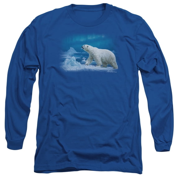Wildlife Nomad Of The North Long Sleeve T-Shirt Adult 18/1 Royal Blue