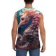 thumbnail image 4 of Fotbe Ocean Seahorse Men's Camiseta sin Mangas Estampada para Hombres, Playera Casual para Gimnasio, Entrenamiento, Playa-3X-Large, 4 of 7