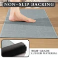 thumbnail image 3 of ChakmeOne Bathroom Rug Set 3 Piece, Non Slip Bath Mats,Super Absorbent Quick Dry Machine Washable,Complete Bath Mats for Shower Tub Floor & Toilet, 17"x24"+17"x32"+17.5"x24"U-Shape, 3 of 8