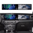 thumbnail image 1 of ZWNAV Dual 12.3 inch Screen Car Radio For Jeep Wrangler Rubicon 2018-2026 Android GPS Navigation Multimedia Video Player Stereo Receiver Head Unit, 1 of 15