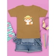 thumbnail image 3 of Cute Shiba Inu Wearing Hat T-Shirt Juniors -Image by Shutterstock,  Small, 3 of 4