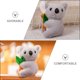thumbnail image 4 of Llavero Koala, adornos colgantes, llavero Koala, mochila colgante, dijes de muñecos de peluche, 4 of 6