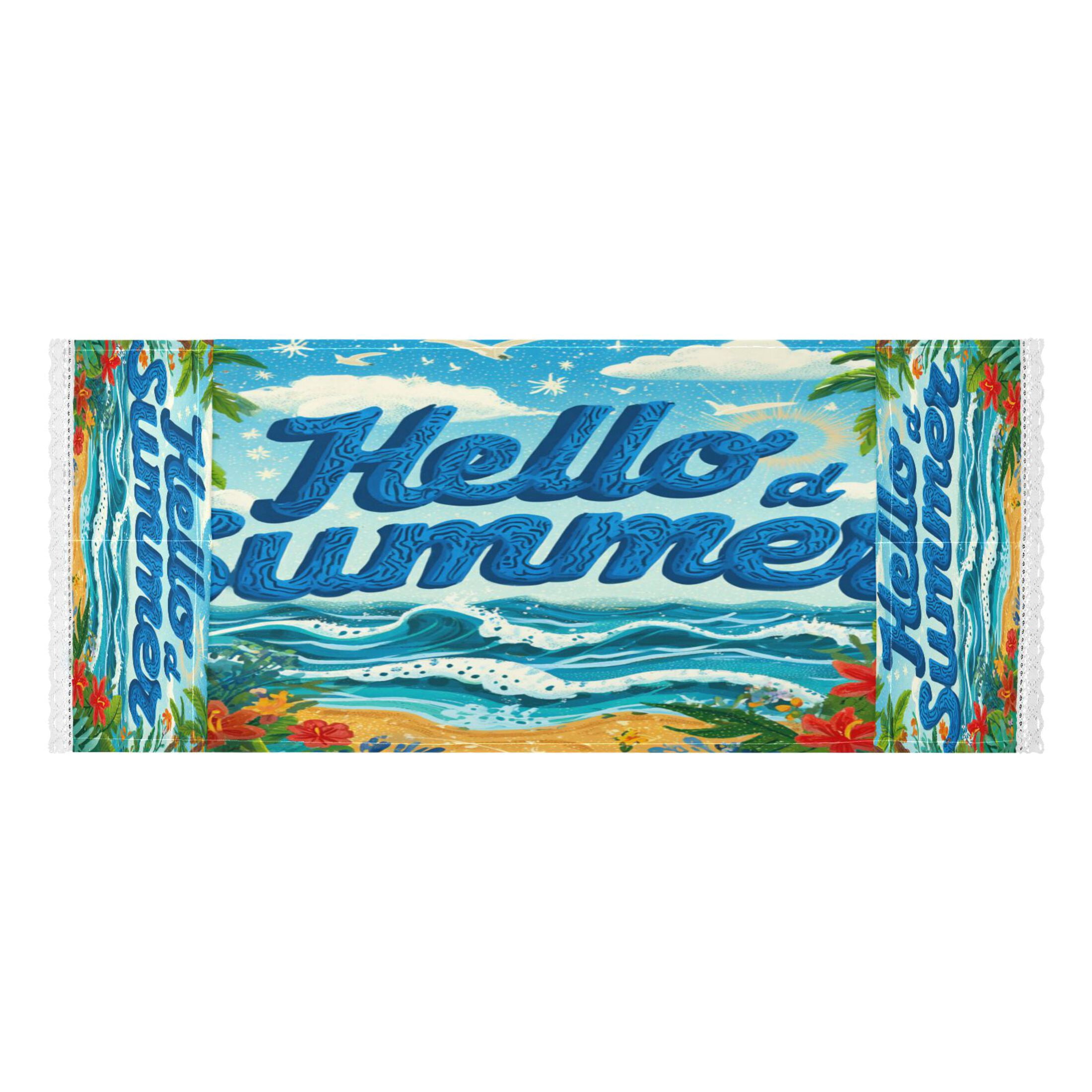 Wobogo Tropical Summer Waves Washing Machine Cover Dustproof Washer Dryer Cover Waterproof Laundry Room Decorative Protector