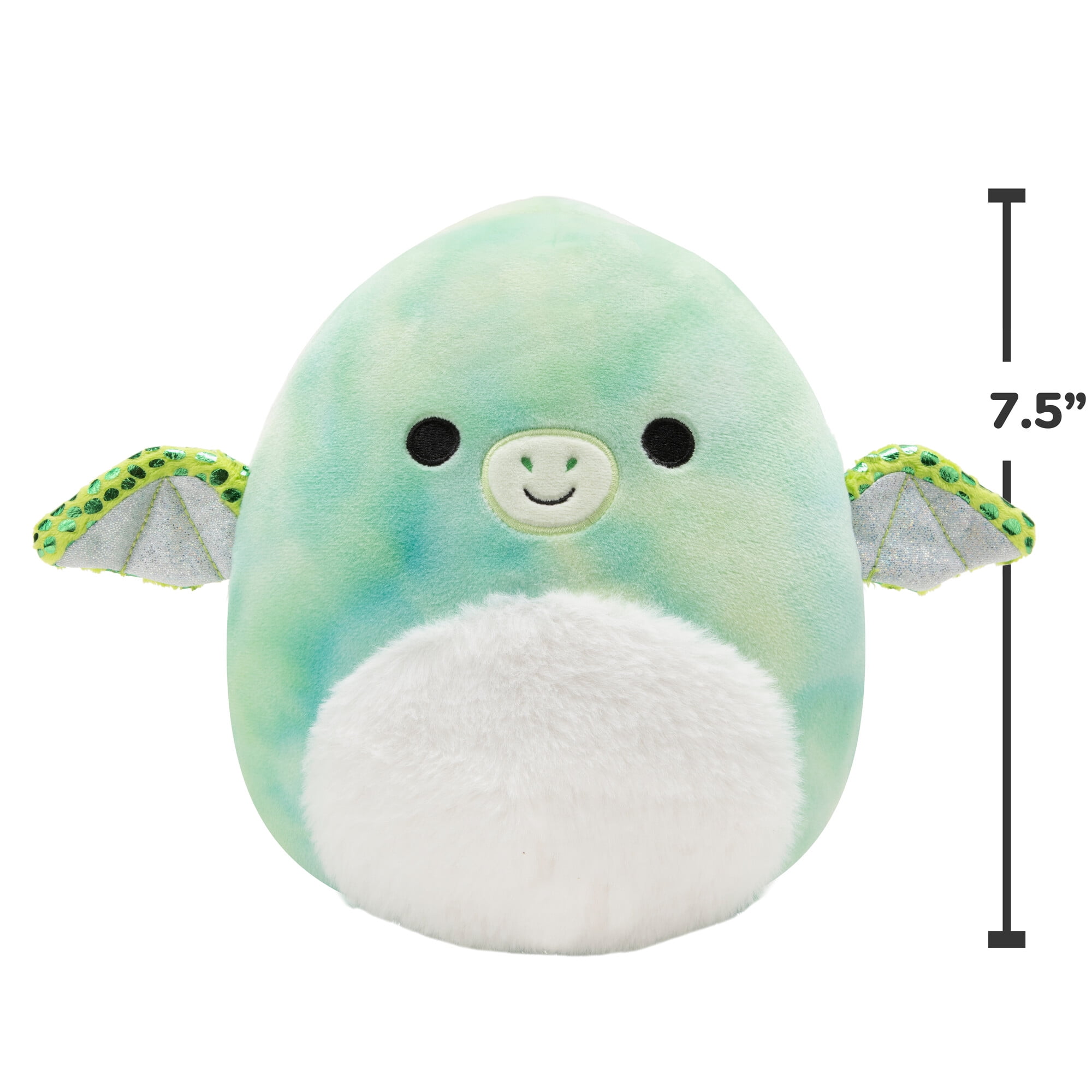 Squishmallows Official Plush 7.5 inch Fletcher the Green Tie Dye