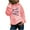 Pink, variant on Fesfesfes Women Hooded Long Sleeve Butterfly Print Hooded Pocket Casual Sweatshirt Top Sale or Clearance