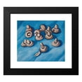 thumbnail image 2 of Marsden Hartley 17x15 Black Modern Framed Museum Art Print Titled - Mushrooms on a Blue Background (1926), 2 of 5