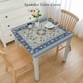 thumbnail image 2 of JEUXUS Printing Square Tablecloth Washable for Home Kitchen Outdoor Decoration White, 2 of 7