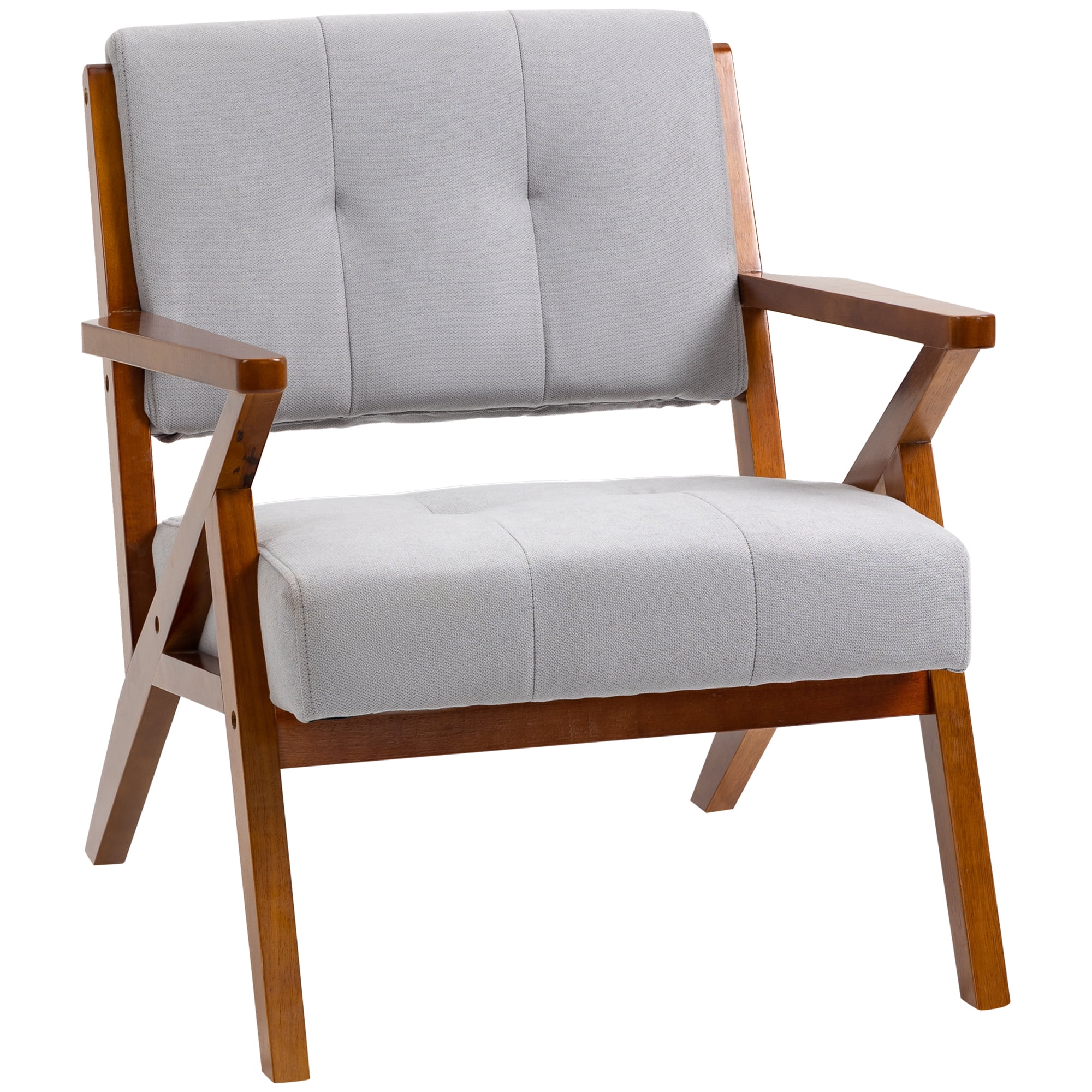Wood accent chairs with cushions sale