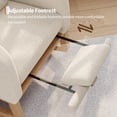 thumbnail image 6 of Rocking Chair, Modern Glider Chair, Recliner Armchair with Wood Legs and Side Pocket, Nursery Rocking Accent Chair with High Back for Living Room Bedroom, 6 of 8