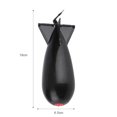 thumbnail image 2 of Yucurem Carp Fishing Rockets Feeders Float Bait Lure Holder Fishing Tool (Black L), 2 of 3