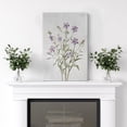 thumbnail image 3 of PixonSign Canvas Print Wall Art Purple Watercolor Wildflower Still Life Nature Wilderness Illustrations Modern Art Botanical Floral Farmhouse/Country Relax/Calm/Cozy - 16"x24", 3 of 5