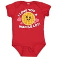 thumbnail image 3 of Inktastic I Love You a Waffle Lot with Cute Happy Waffle Boys or Girls Baby Bodysuit, 3 of 5
