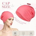 thumbnail image 2 of PHOGARY 5pcs/set Women's Slouchy Beanie Chemo Hat Stretch Cancer Head Wraps Sleep Head Scarf for Cancer Patient, 2 of 7
