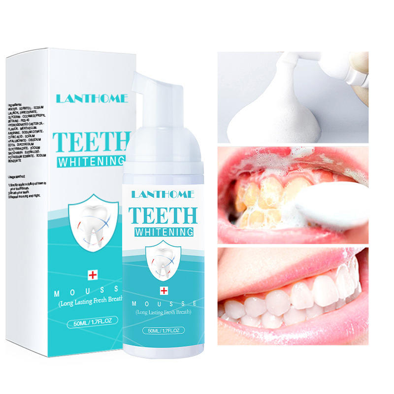 50ml UltraFine Mousse Foam Deep Cleansing Whitening Freshen Breath Whiten Teeth Dissolve Tooth