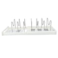 thumbnail image 4 of Expandable Pot Organizer Anti Slip Size Adjustable Multi Use Pot Lid Holder for Kitchen Canteen White, 4 of 14