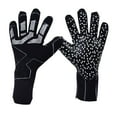 thumbnail image 1 of Guantes de portero para adultos, antideslizantes, con protección para portería de fútbol. negro, 1 of 9