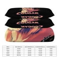 thumbnail image 2 of Juego de funda de edredón Cougar Lion, tamaño king y queen, suave, 3 piezas, 1 funda de edredón y 2 fundas de almohada con cierre de cremallera, 86" x 70", 2 of 8