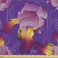 thumbnail image 1 of Abstract Fabric by the Yard, Floral Theme with Flowers Ornaments in Colorful Botanical Art, Decorative Upholstery Fabric for Sofas and Home Accents, Yellow Lilac and Pale Fuchsia by Ambesonne, 1 of 5