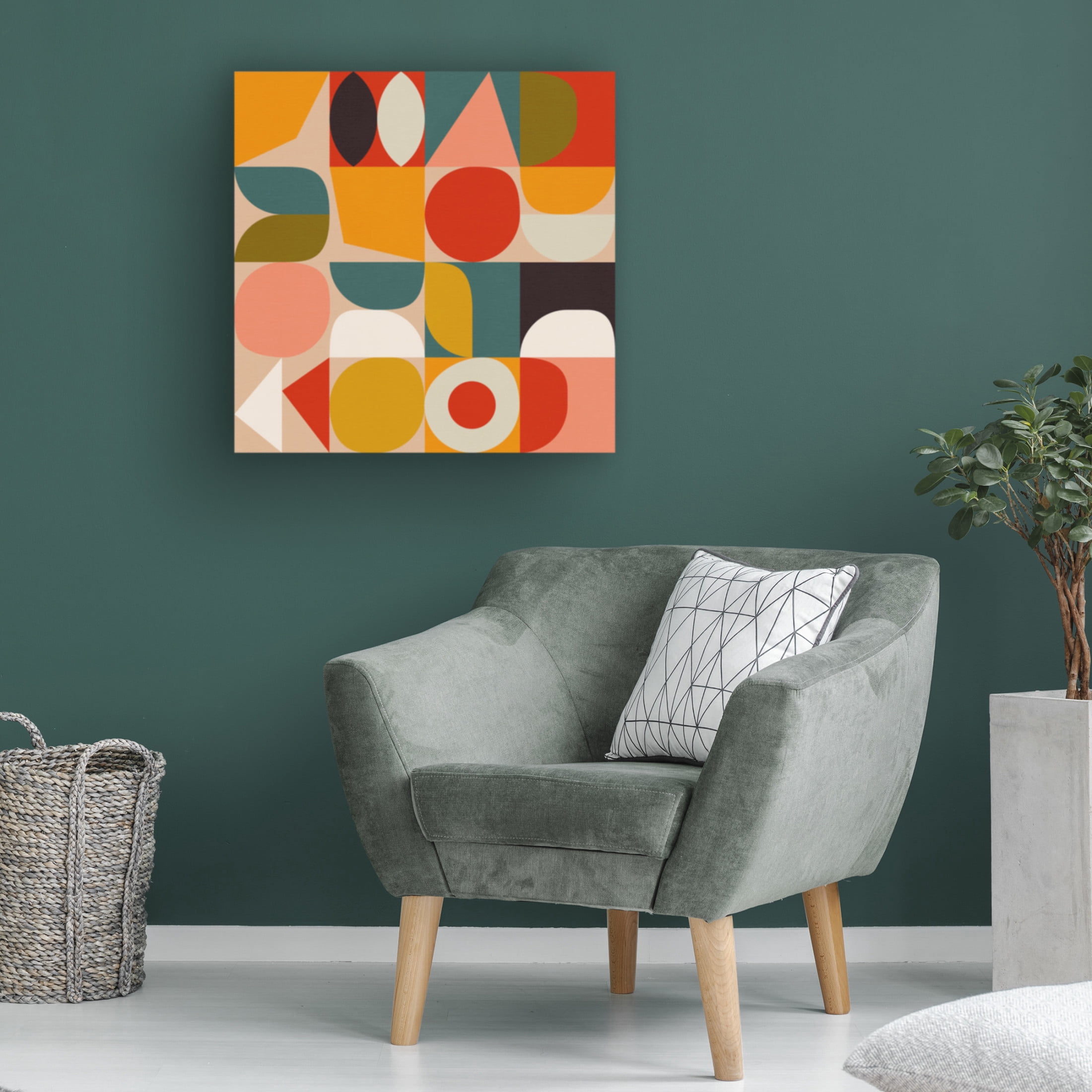 Trademark Fine Art Ana Rut Bre Bauhaus Modern Bold Canvas Wall Art