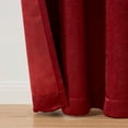 thumbnail image 4 of Mainstays Shimmer Rod Pocket 99% Blackout Curtains, Set of 2, Luscious Merlot, 37" W x 84" L, 4 of 5