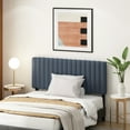 thumbnail image 4 of Furinno Roanne Upholstered Tufted Headboard, Denim, Twin, 4 of 6