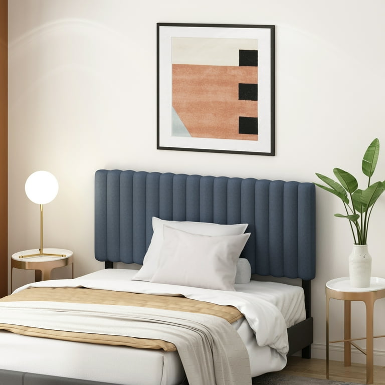 Denim headboard cheap