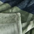 thumbnail image 5 of Better Homes & Gardens Printed Velvet Plush Super Soft Throw Blanket, Oversized, Shelton Green Plaid, 5 of 9