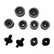 thumbnail image 1 of 10x Accesorios repuesto para platillos Tuercas rápidas para platillos Almohadillas fieltro resistentes para batería percusión profesional Gris, 1 of 8