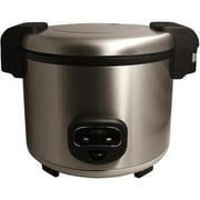 Aroma 60-Cup Cool Touch Commercial Rice Cooker, Stainless Steel