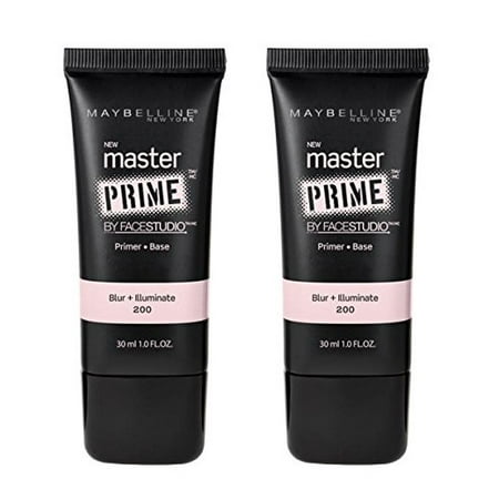 Maybelline Master Prime by Face Studio Primer Blur + Illuminate #200 (Pack of (Best Drugstore Illuminating Primer)
