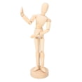 thumbnail image 1 of Movable Limbs Man Model, Practical Wooden Action Figure, Durable  For Photography Props Tabletop Toys Animations Decorations, 1 of 8