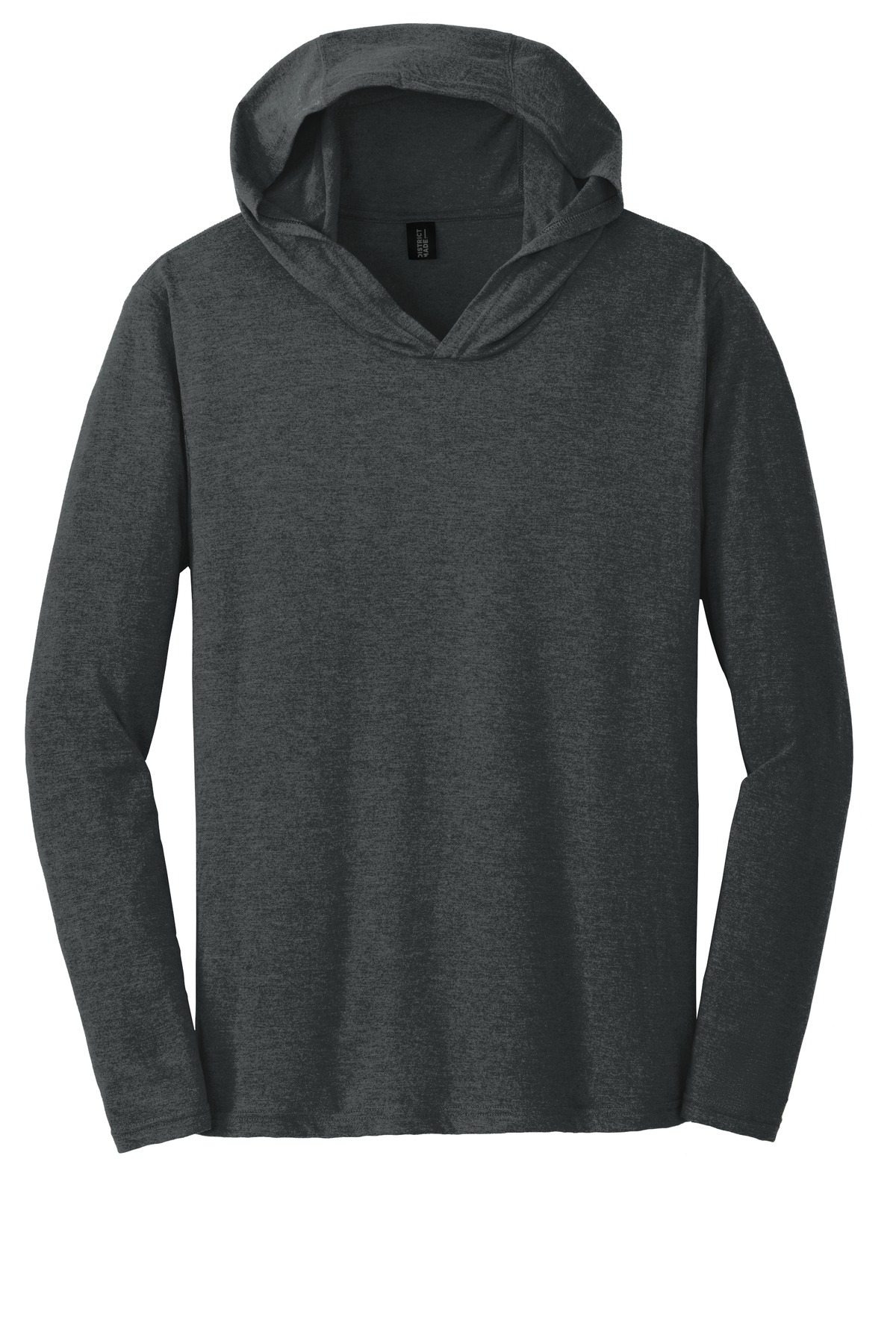 District Made Mens Perfect Tri Long Sleeve Hoodie-S (Black Frost) - image 5 of 6